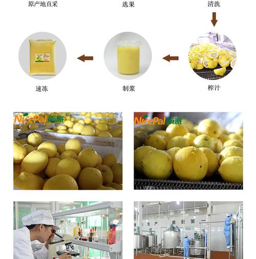 南派速冻柠檬原浆冷冻水果浆20公斤/箱固体饮料原料奶茶饮品原料